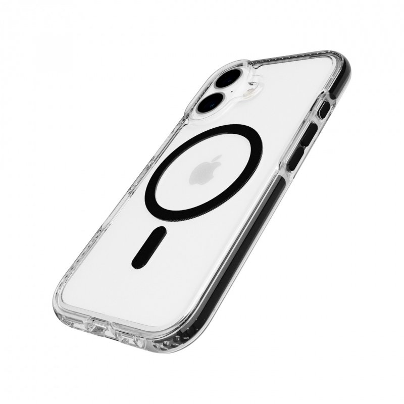 Tech21 - Evo Crystal - Cover - iPhone 16 - MagSafe - Black