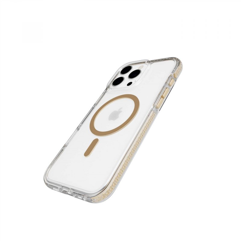 Tech21 - Evo Crystal - Cover - iPhone 16 Pro Max - Crystal MagSafe - Gold