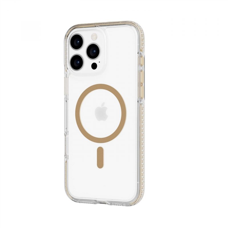 Tech21 EvoCrystal coque de protection pour téléphones portables 17,5 cm (6.9") Housse Or, Translucide