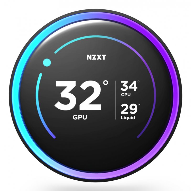 NZXT Kraken Elite 240 Processeur Refroidisseur de liquide tout-en-un 12 cm Noir 1 pièce(s)