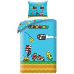 Super Mario parure de lit Ver. 3 140 x 200 cm / 70 x 90 cm