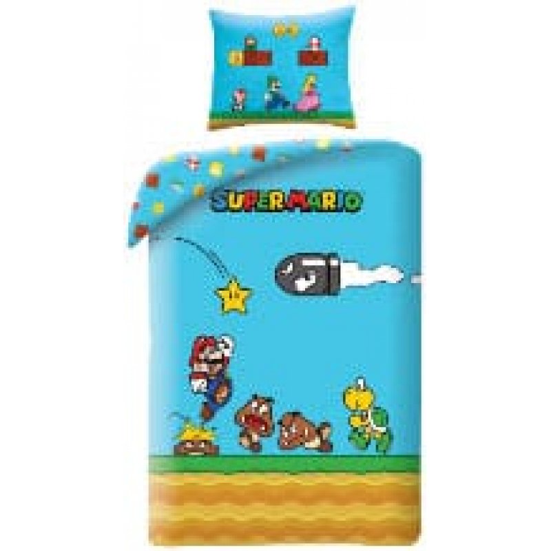 Super Mario parure de lit Ver. 3 140 x 200 cm / 70 x 90 cm