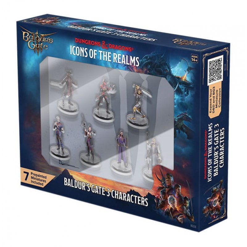 D&D Icons of the Realms miniatures prépeintes Planescape: Baldur's Gate 3 - Character Boxed Set