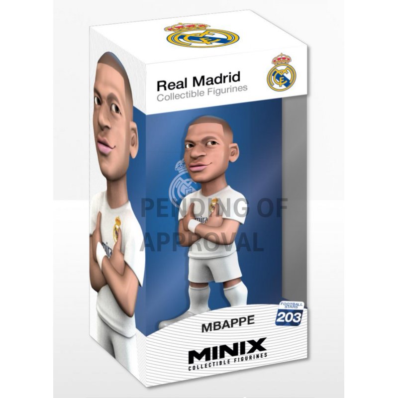 REAL MADRID - Mbappé - Figurine Minix 12cm