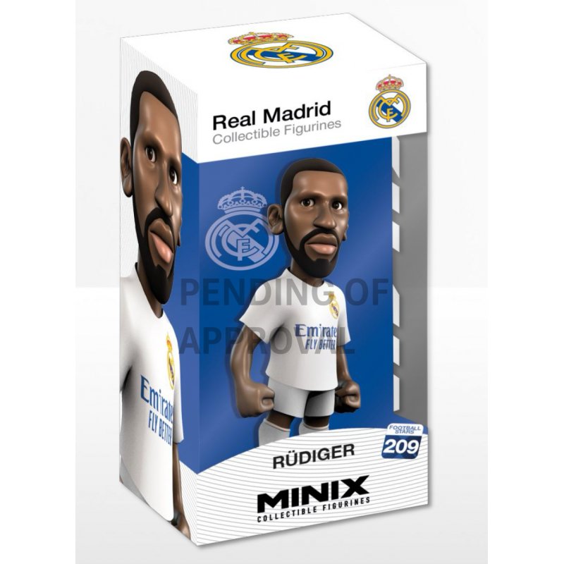 REAL MADRID - Rudiger - Figurine Minix 12cm