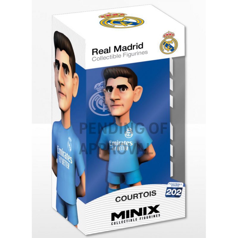 REAL MADRID - Courtois - Figurine Minix 12cm