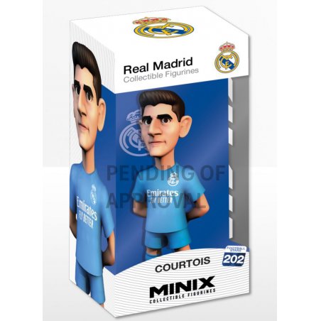 REAL MADRID - Courtois - Figurine Minix 12cm