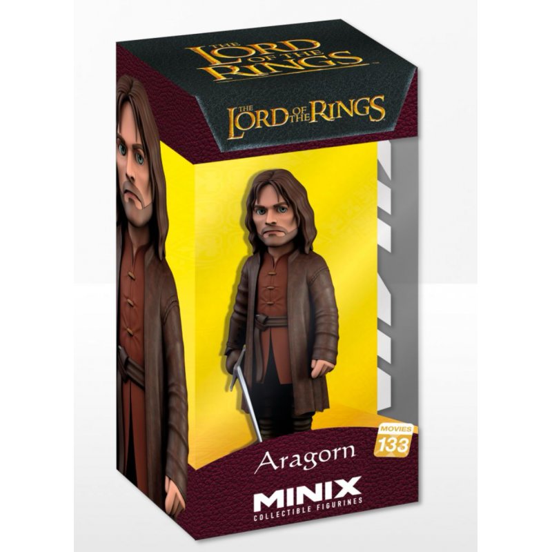 LORD OF THE RINGS- Aragorn - Figurine Minix 12cm