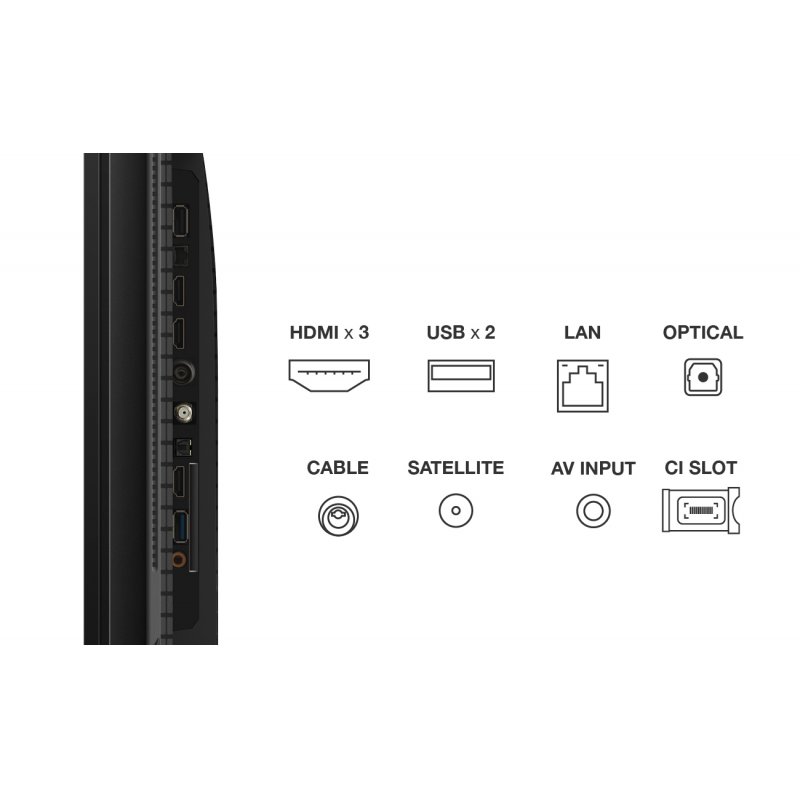 TCL C65 Serie C6 Smart TV QLED 4K 85 85C655 audio Onkyo con subwoofer Dolby Vision - Atmos Google TV