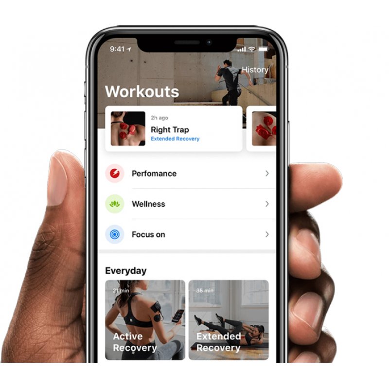 Theragun PowerDot 2.0 Duo stimulateur musculaire électronique Electrodes Rouge