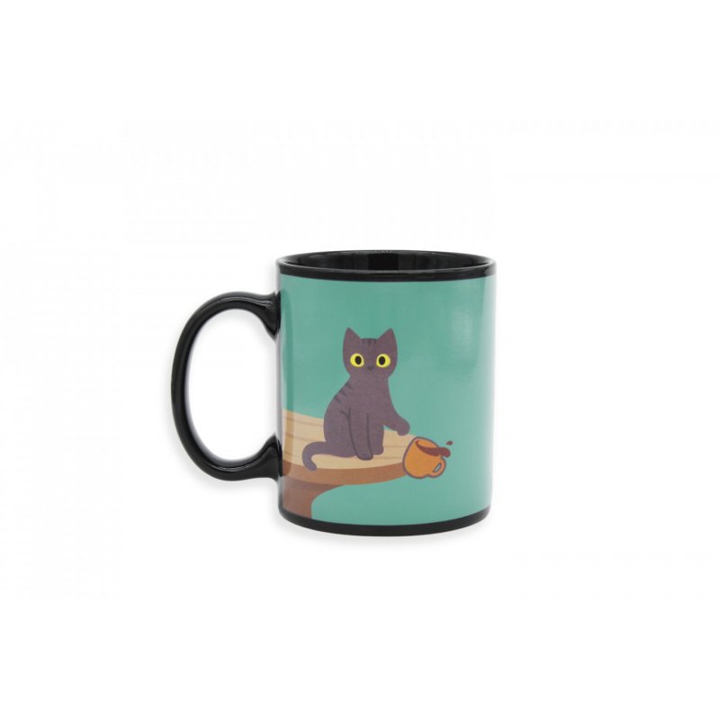 Winkee - Naughty Cat heat sensitive mug