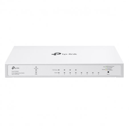 8-PORT GIGABIT SMART SWITCH WITH 4-PORT POE PORT: 4 GIGABIT