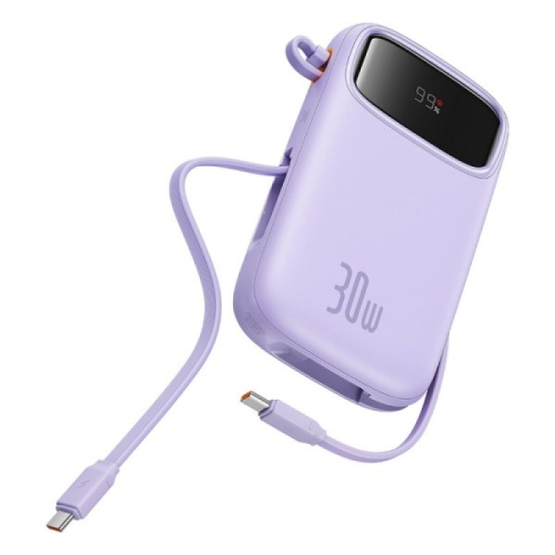 Baseus QPow 2 20000mAh 30W 2xUSB-C powerbank (purple)