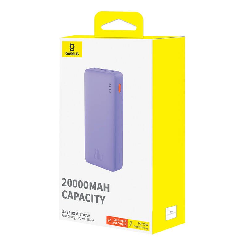 Baseus Airpow 20000mAh 20W powerbank (purple)