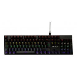 Clavier Gamer The G-Lab Keyz Carbon Ex RGB (Noir)