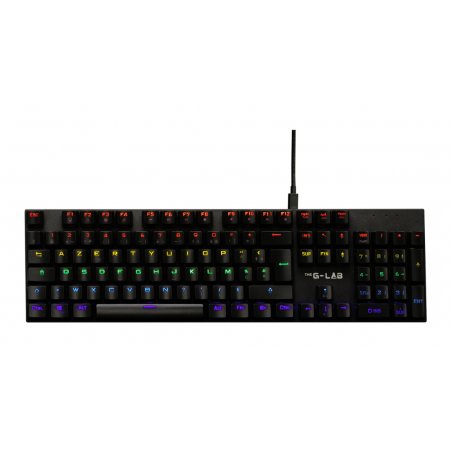 Clavier Gamer The G-Lab Keyz Carbon Ex RGB (Noir)