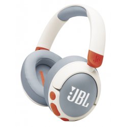 JBL Junior 470NC Casque Sans fil Arceau Appels/Musique USB Type-C Bluetooth Gris clair, Blanc