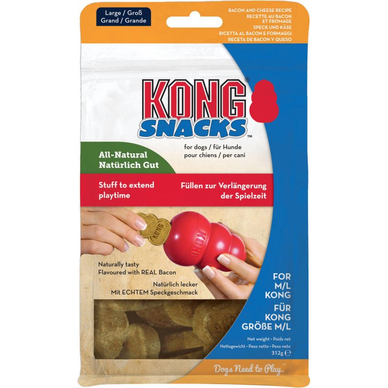 KONG - Snacks Bacon & Cheese L 312G (634.6546)