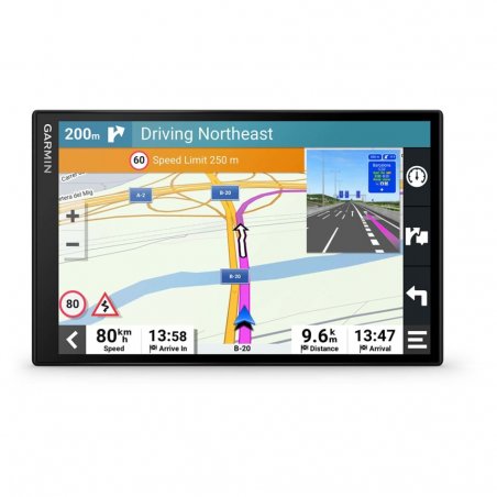 Garmin DriveSmart 86 MT-S navigateur Fixé 20,3 cm (8") TFT Écran tactile 295,2 g Noir