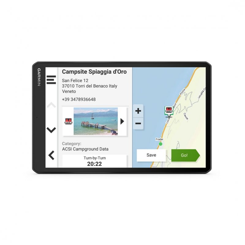 Garmin Camper 1095 navigateur Fixé 25,6 cm (10.1") IPS Écran tactile 554 g Noir
