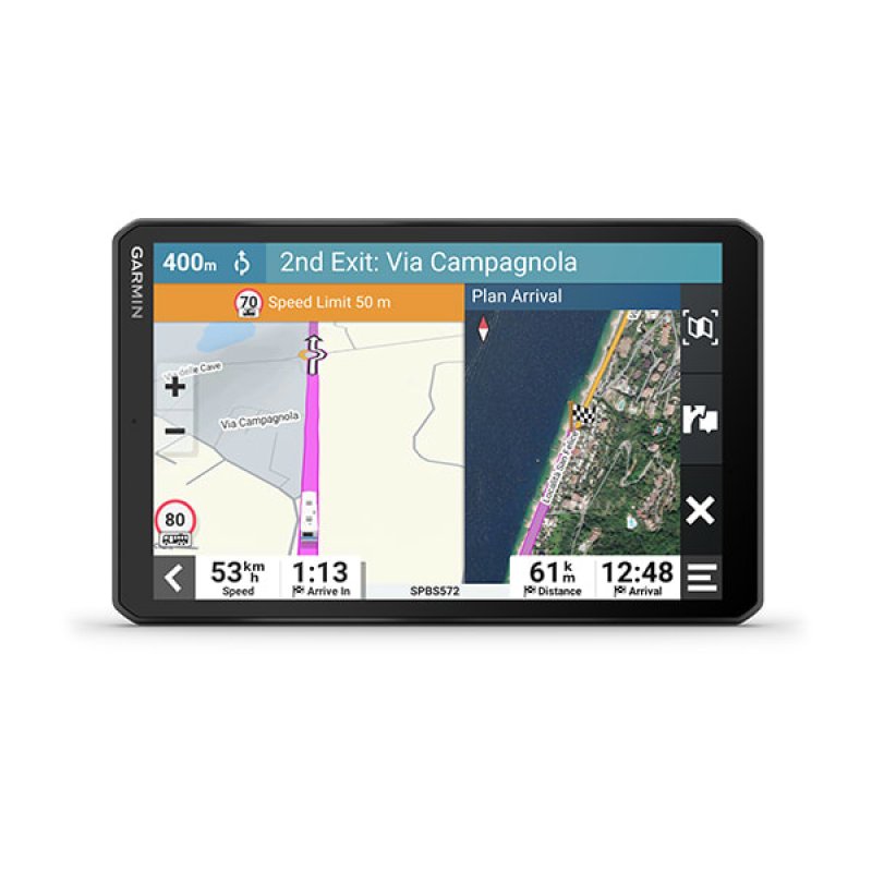 Garmin Camper 895 navigateur Fixé 20,3 cm (8") TFT 405 g Noir