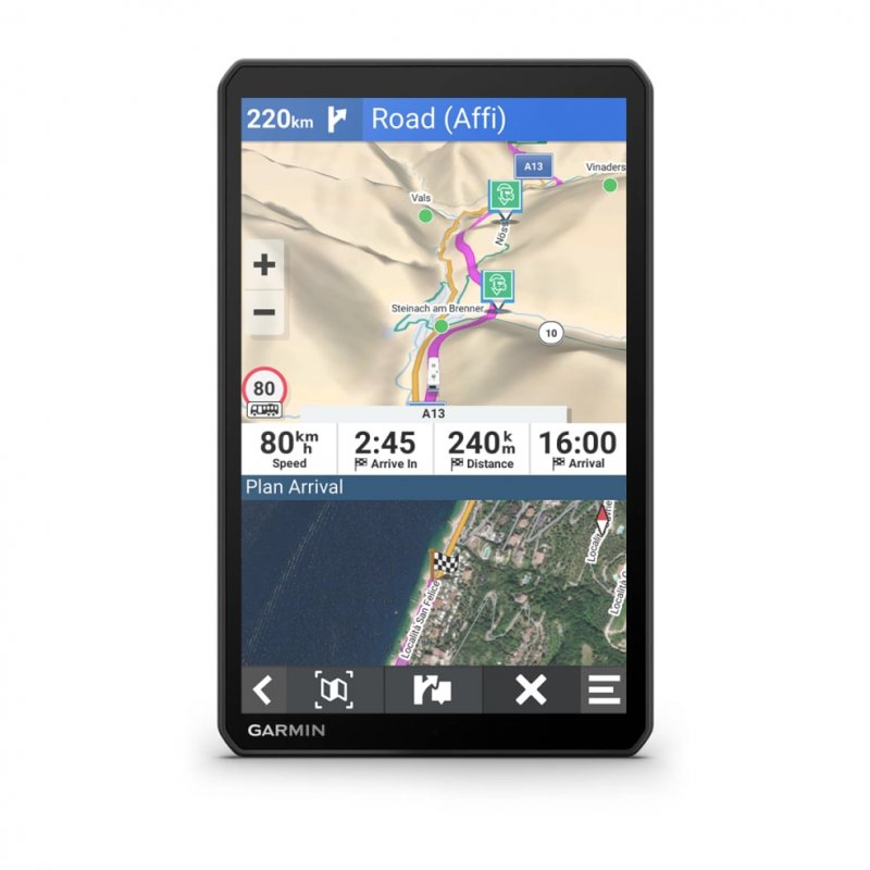 Garmin 895 navigator Fixed 20.3 cm (8") TFT Touchscreen 405 g Black