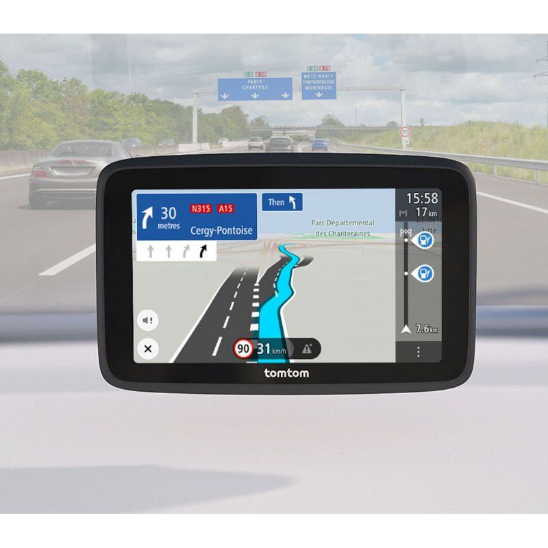 TomTom GO Classic navigateur Fixé 12,7 cm (5") Écran tactile Noir