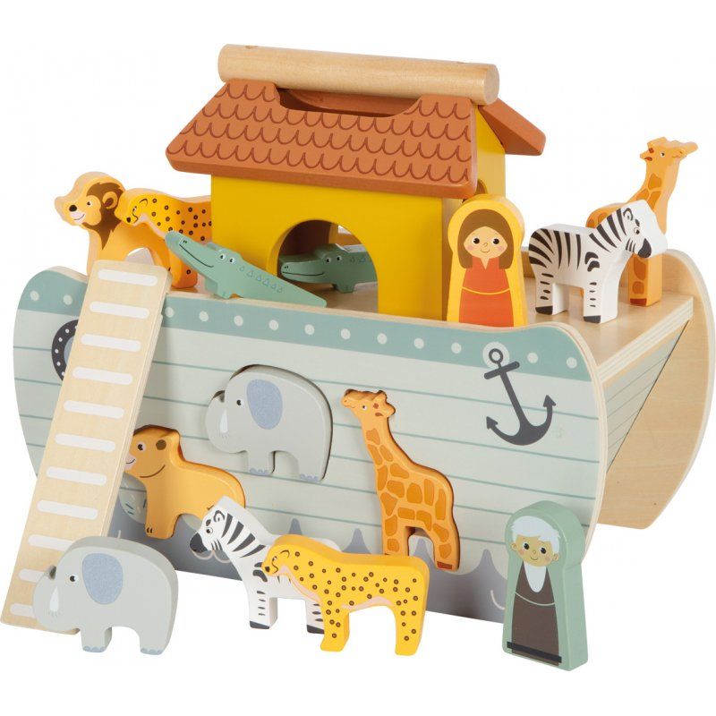 Small Foot Design Noah's Ark Shape-Fitting Game "Safari"