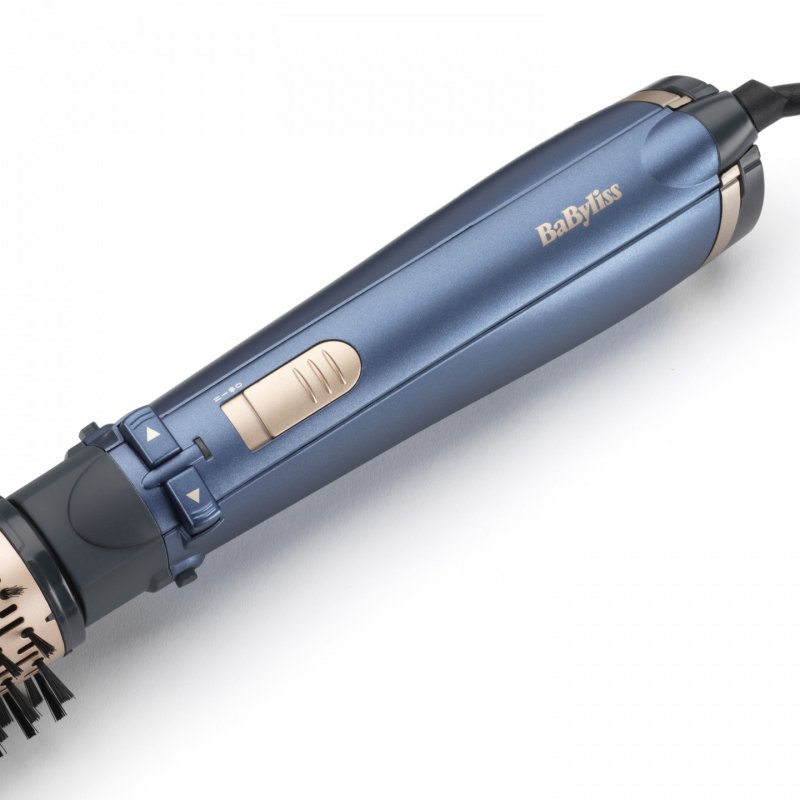 BaByliss AS965E brosse soufflante et fer à lisser Brosse soufflante à air chaud À chaleur Or, Bleu 1000 W 2,5 m