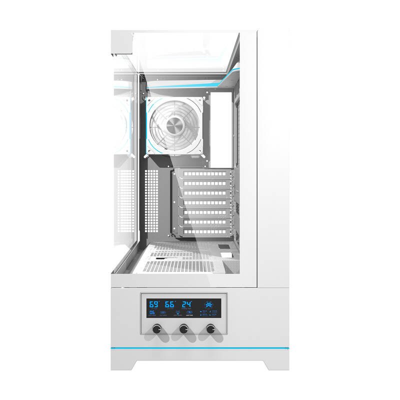 Darkflash DY450 PRO computer case with fan (white)