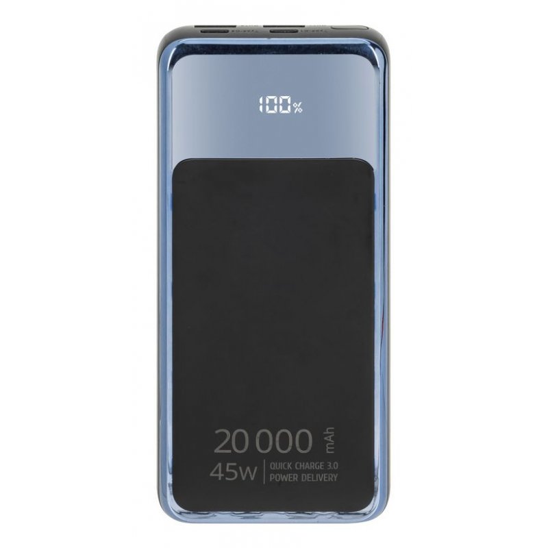 POWERBANK 20000 MAH ECRAN LCD QC PD 45W POUR LAPTOPS NOIR
