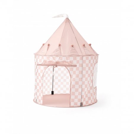 Stars - Play Tent Check Apricot - (1000928)