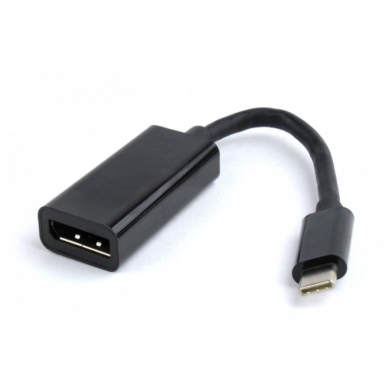 Adaptateur USB-C CableXpert vers DisplayPort 1.2 M/F 15cm (Noir)