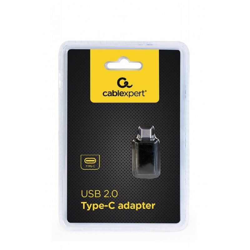 Cablexpert CC-USB2-CMAF-A changeur de genre de câble USB Type-C USB Type-A Noir