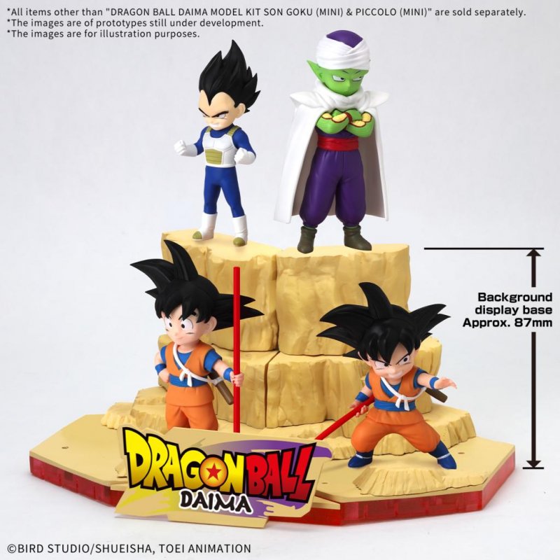 DRAGON BALL DAIMA - Son Goku (Mini) & Piccolo (Mini) - Model Kit