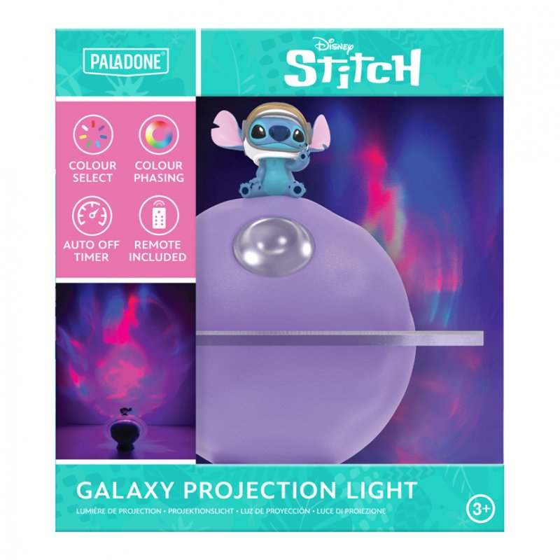 STITCH - Lampe Projection Galaxie Rechargeable 10cm