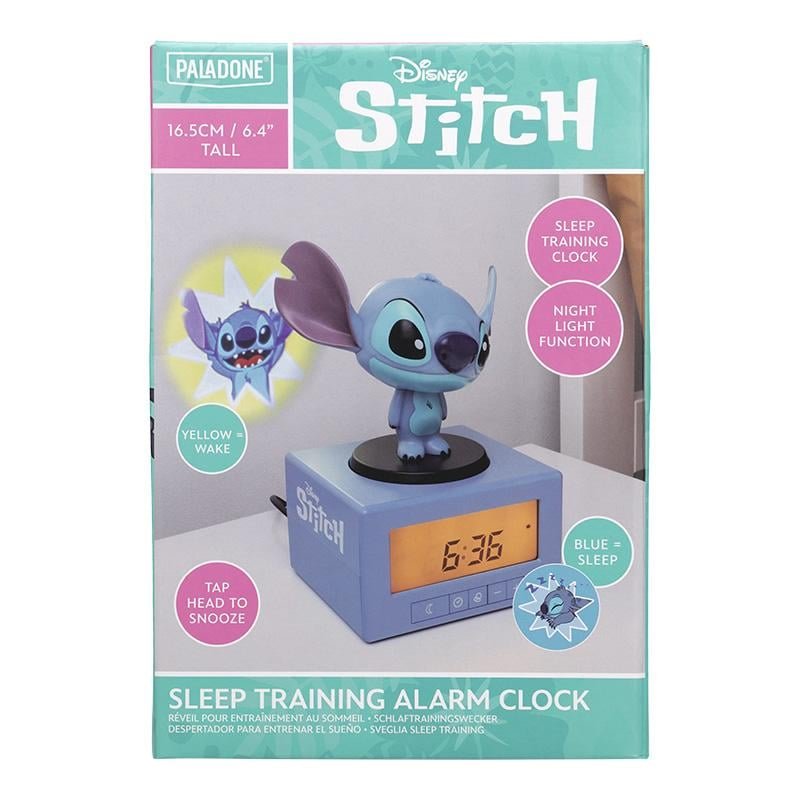 STITCH - Réveil Lumineux Icon 12cm