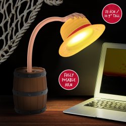 ONE PIECE NETFLIX - Chapeau - Lampe de Bureau 27cm