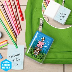 MINECRAFT - Mini Notebook Fluffy Porte-Clés