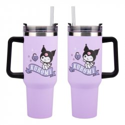 KUROMI - Mug de Voyage XL 1200ml avec paille