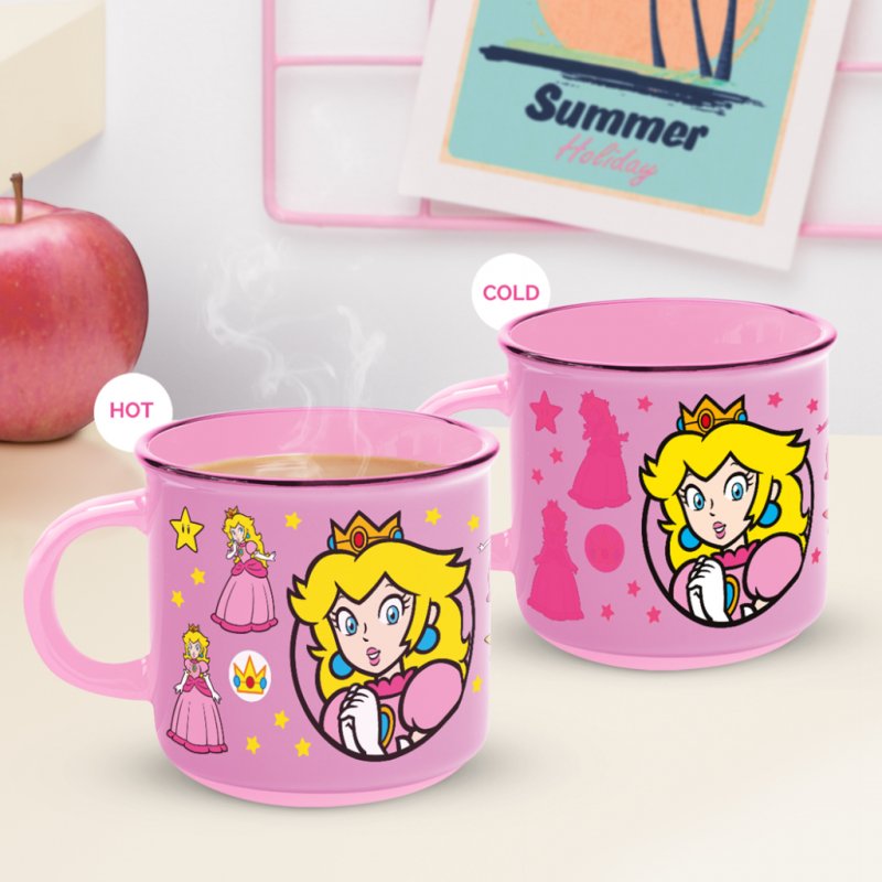 NINTENDO - Princesse Peach - Mug Thermoréactif 350ml