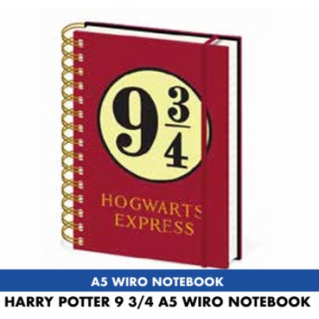 HARRY POTTER - 9 3/4 - Carnet de notes A5