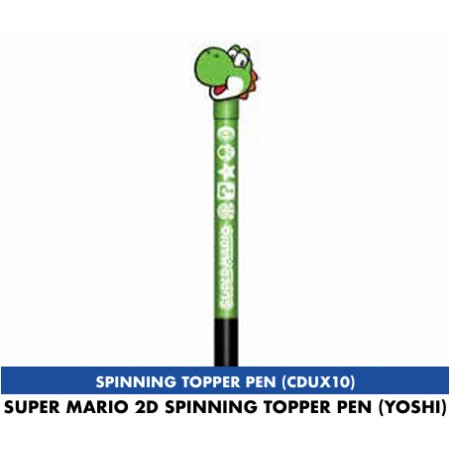 SUPER MARIO - Yoshi - 2D Spinning Topper Pen