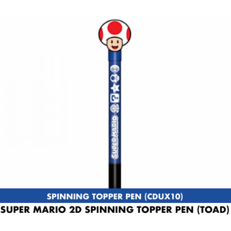 SUPER MARIO - Toad - 2D Spinning Topper Pen