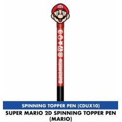 SUPER MARIO - Mario - 2D Spinning Topper Pen