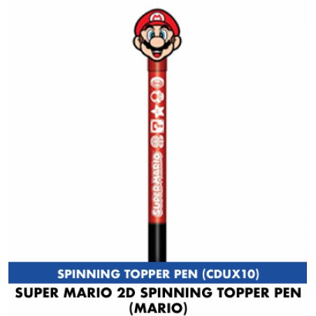 SUPER MARIO - Mario - 2D Spinning Topper Pen