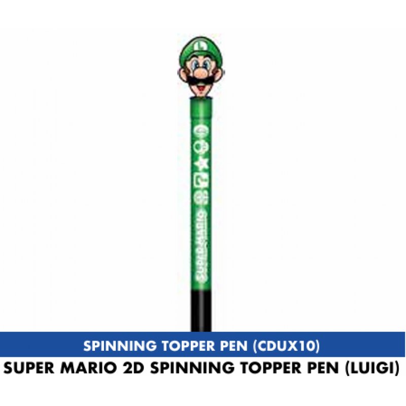 SUPER MARIO - Luigi - 2D Spinning Topper Pen
