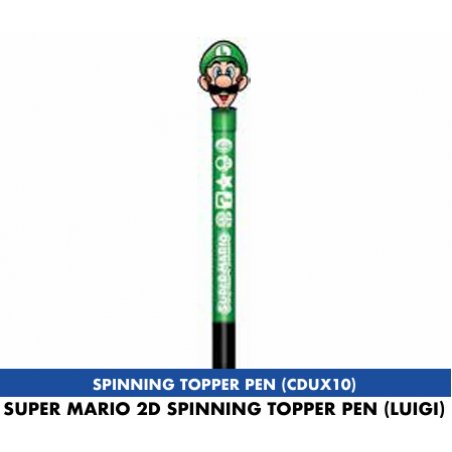 SUPER MARIO - Luigi - 2D Spinning Topper Pen