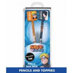 NARUTO - Pencil & Topper 2PK