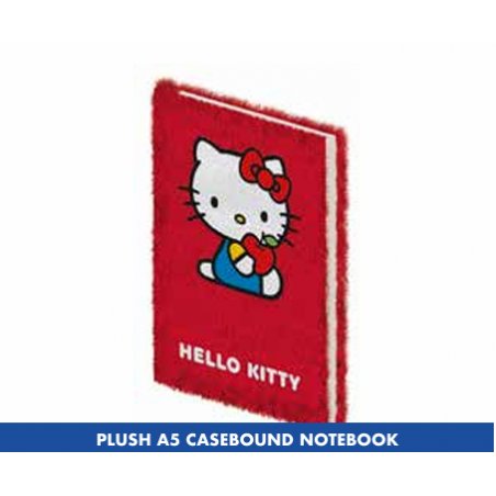 HELLO KITTY - Carnet de notes A5 en peluche